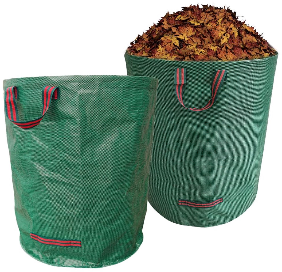Ibenzoa® Tuinafvalzakken, 2x 120L - Robuust & Opvouwbaar