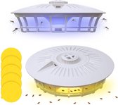 2 stuks vlooienvallen, ronde vlooienlichtval, vliegenvernietiger vlooienval, voor slaapkamer, woonkamer, bijkeuken, keuken