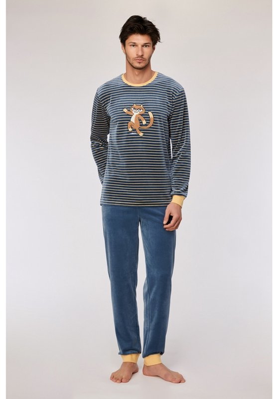 Pyjama homme woody cat gestr trui