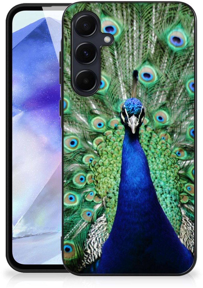 Samsung Galaxy A55 Dierenprint Telefoonhoesje Pauw