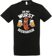 On My Wurst Beerhavior T-shirt - Heren Dames Unisex - Oktoberfest outfit - Oktoberfest T-shirt - Bier - Oktoberfest Kleding - Lederhosen - T-shirt - Bierfeest - Bratwurst - Oktoberfest 2026 - Maat L