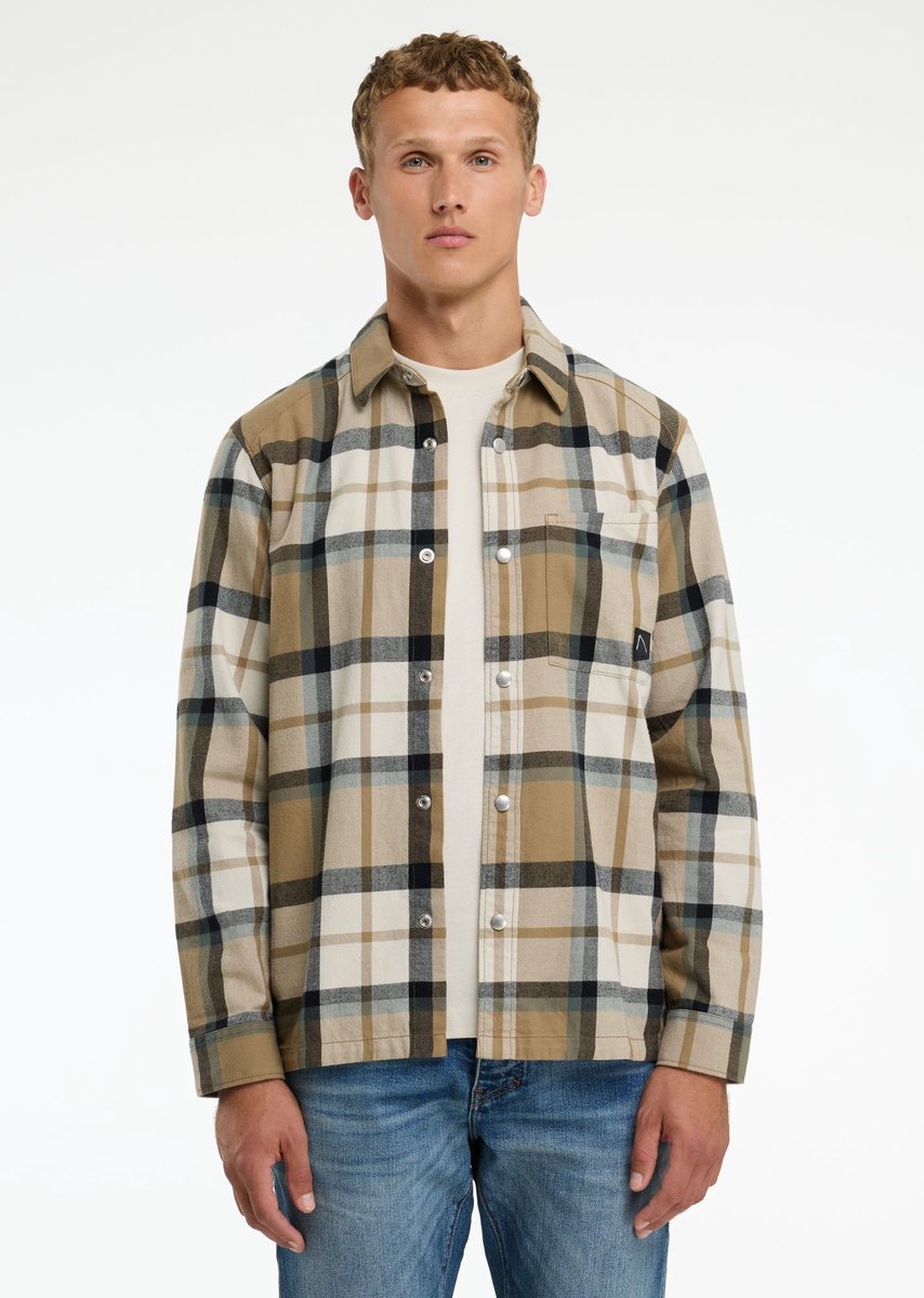 CHASIN' Shirt Heren - Regular Overhemd - Axel Xedo - Beige