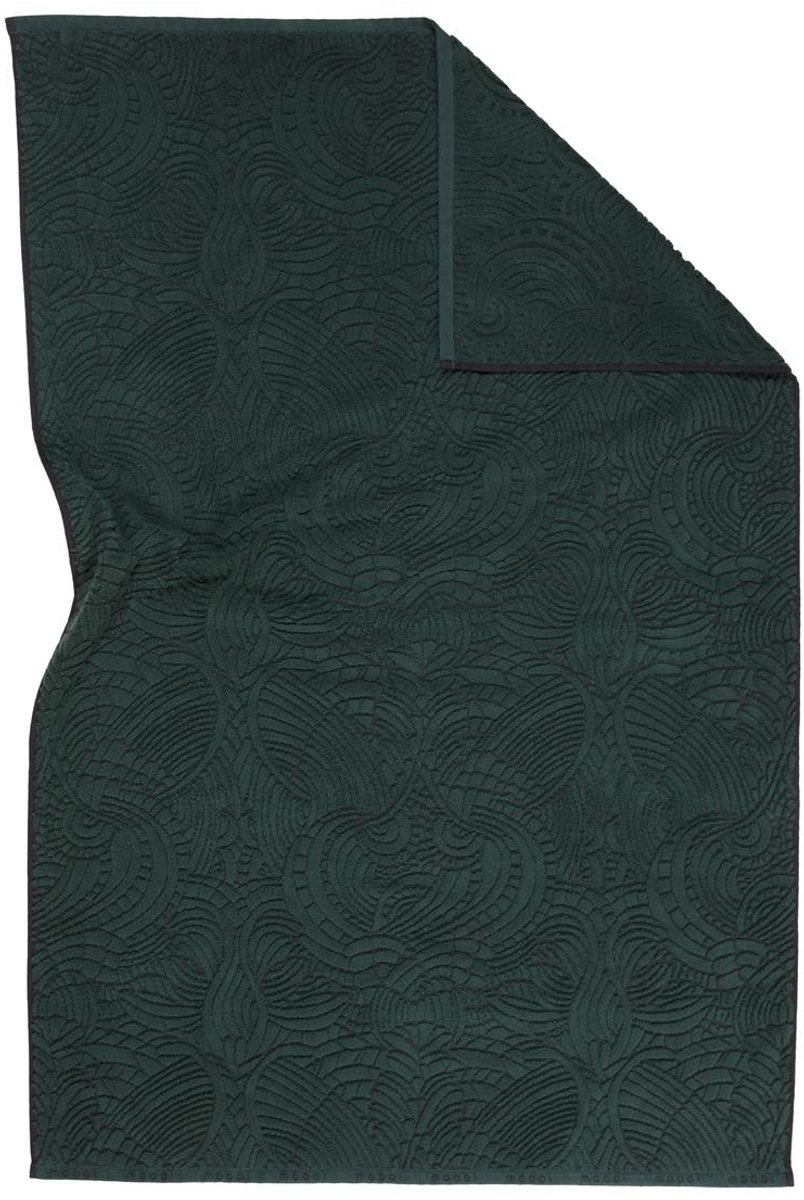 MOOOI Dodo Pavone - Douchehanddoek - Donker Groen - 100x150 / 40x49 Inch cm