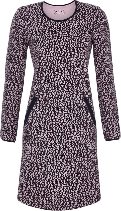 Speelse vlekken nachthemd roze - Roze - Maat - 36