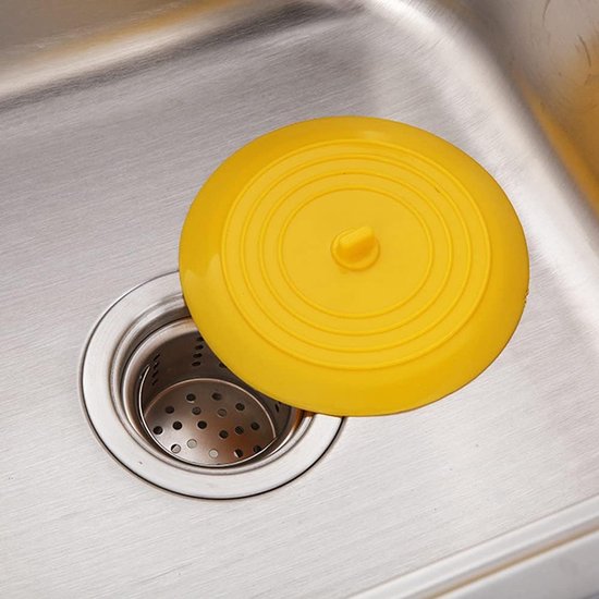 Afvoerstop - 15 cm - Universele Badstop - Gootsteen dop - Afvoerplug ...