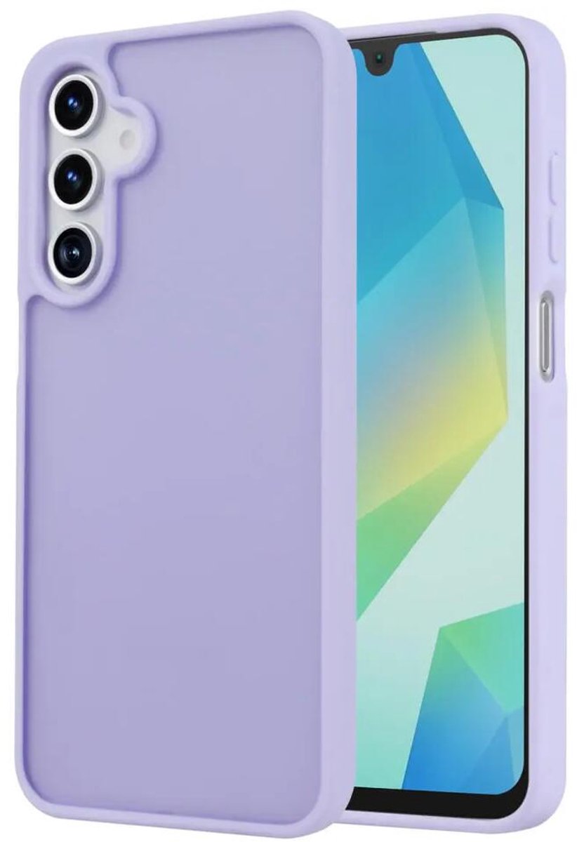 Hoesje Geschikt voor Samsung Galaxy A17 - Matte Back Cover - Paars