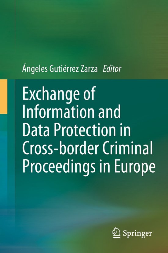 Exchange of Information and Data Protection in Cross border  ... - cover