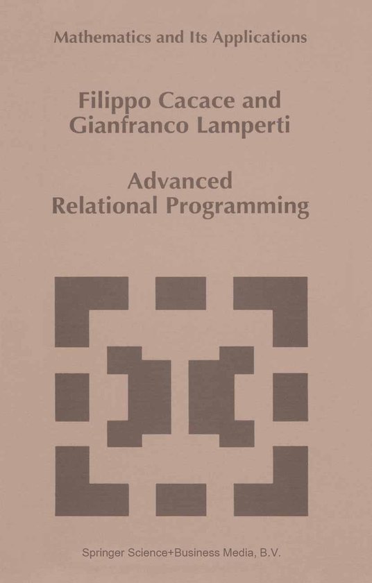 Advanced Relational Programming - cover