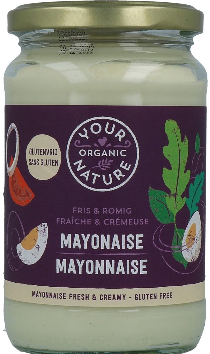 Goedkoopste Your Organic Nature Fris & Romig Mayonaise 370ML