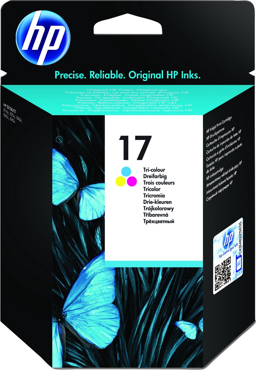 HP 17 Inktcartridge - Cyaan / Magenta / Geel