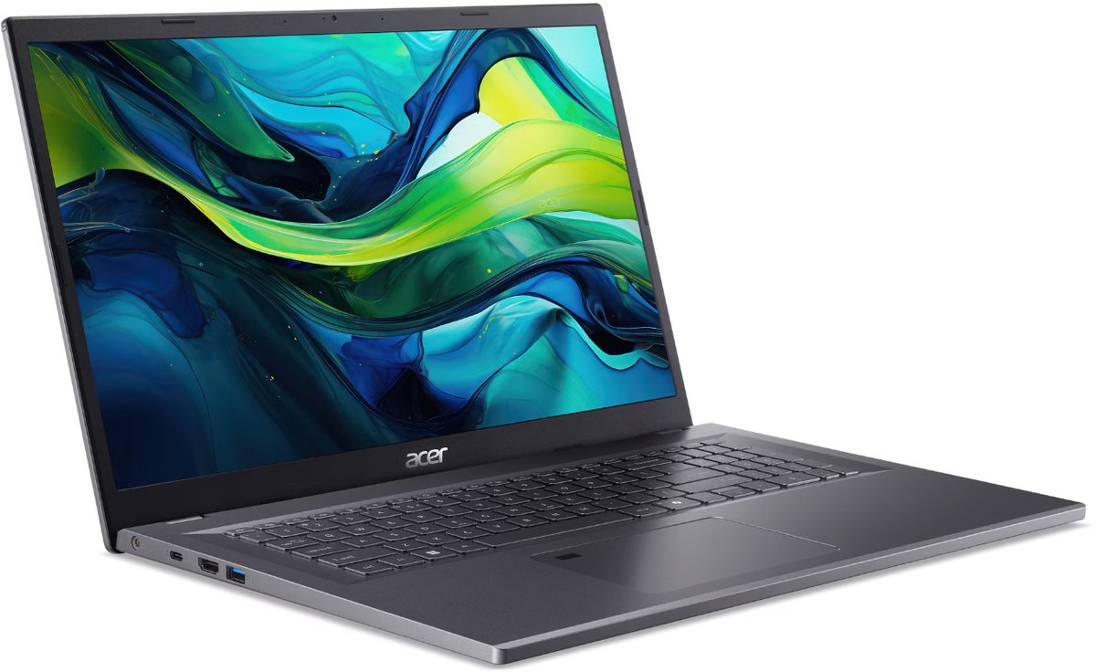 Aspire 17 A17-51M-70AQ - Laptop - 17 inch - Core 7 - 16GB - 1TB SSD - Verlicht toetsenbord - Grijs — afbeelding 4