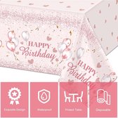 Lot De 4 Nappes Rectangulaires Thème Construction - 130x220 Cm - Pour 2ème Anniversaire