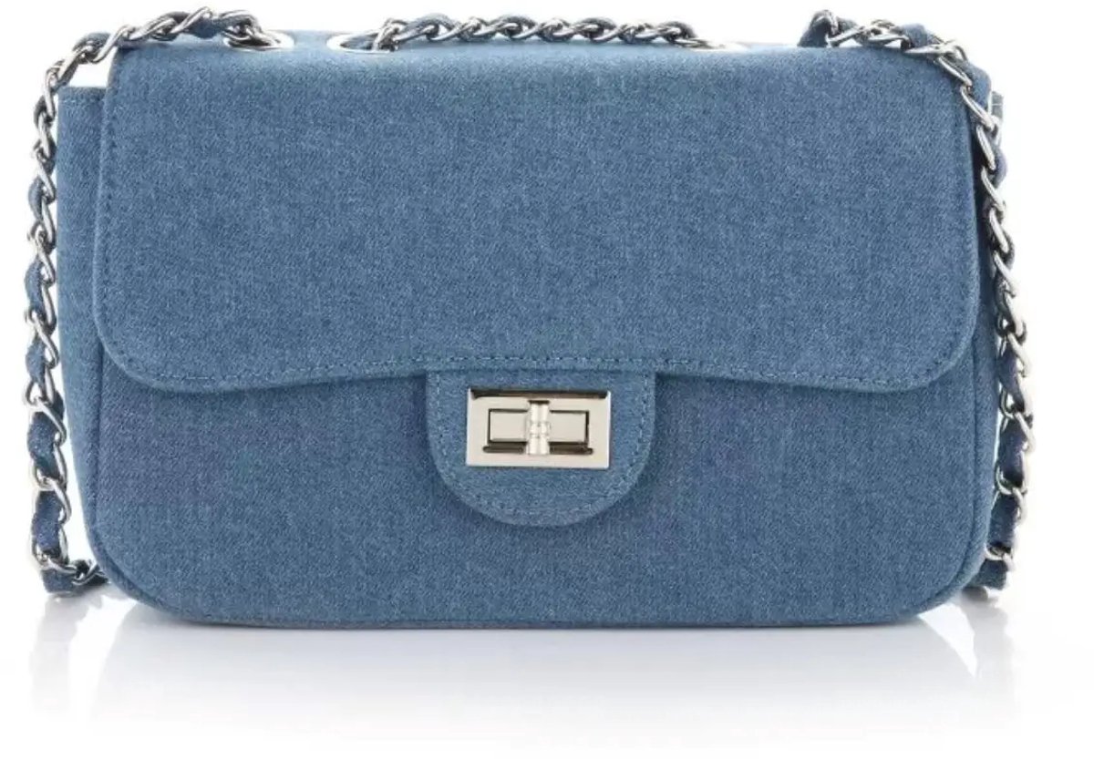 Luxe crossbody tas Jeans Blue