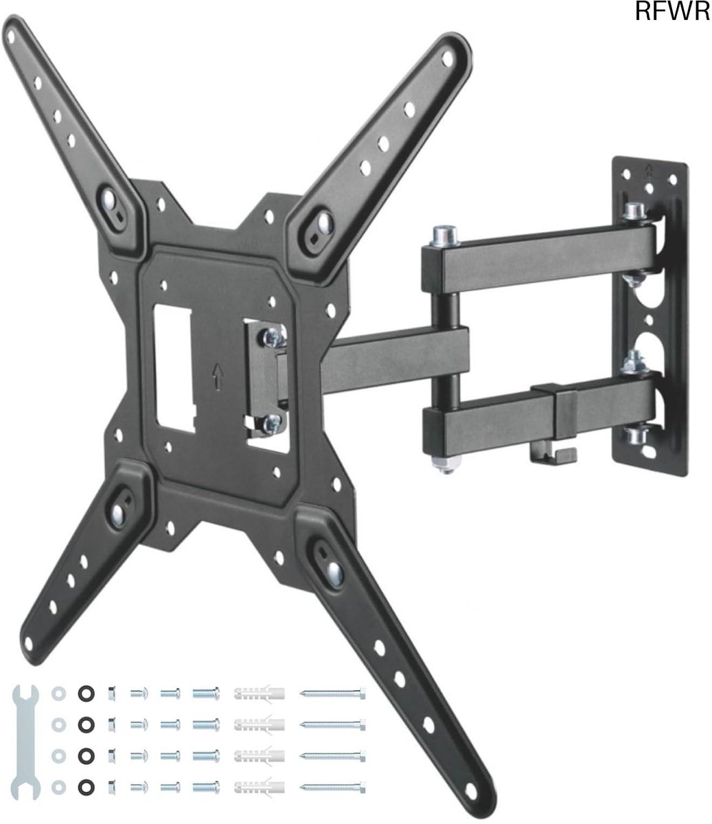 RFWR® Draaibare TV Muurbeugel voor 26-55 inch LED en LCD TV's