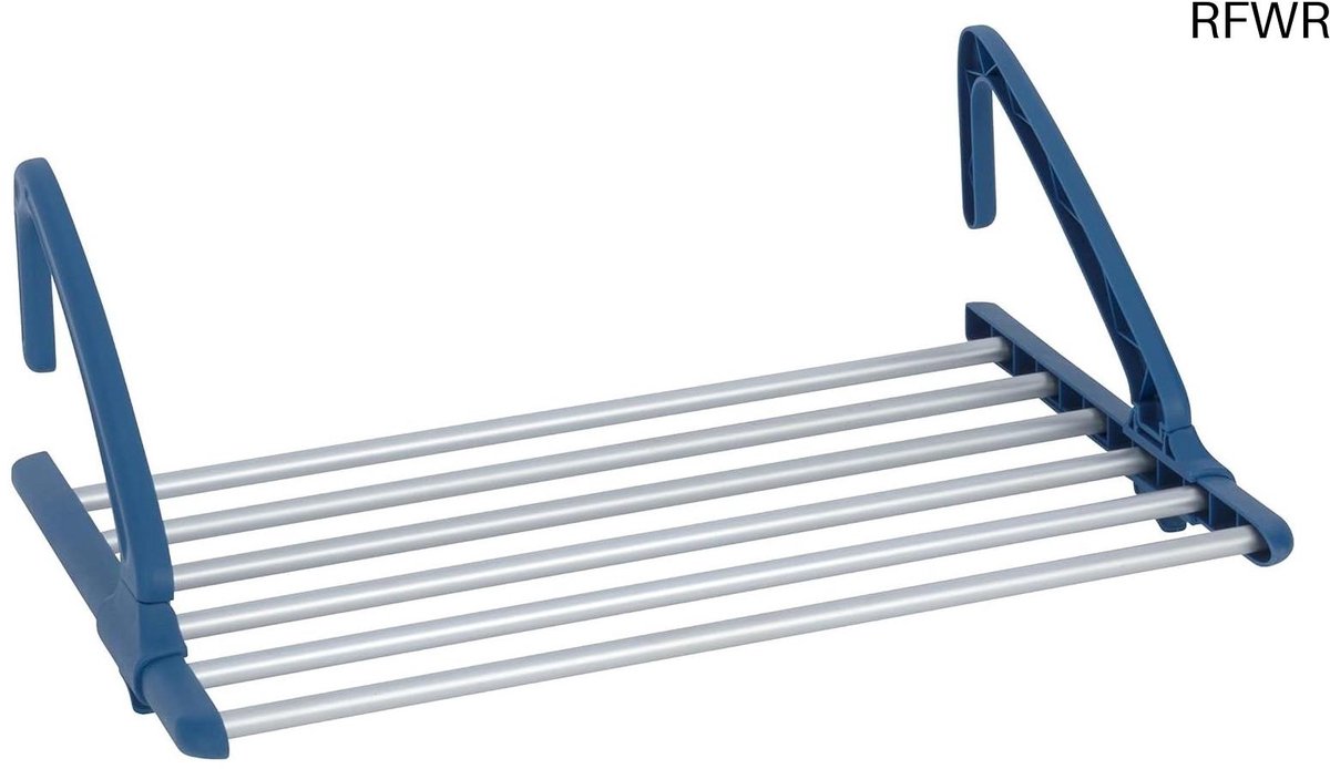 RFWR® Telescopische wasdroger voor balkon en binnen, uitschuifbaar van 57-106 cm, aluminium, roestvrij
