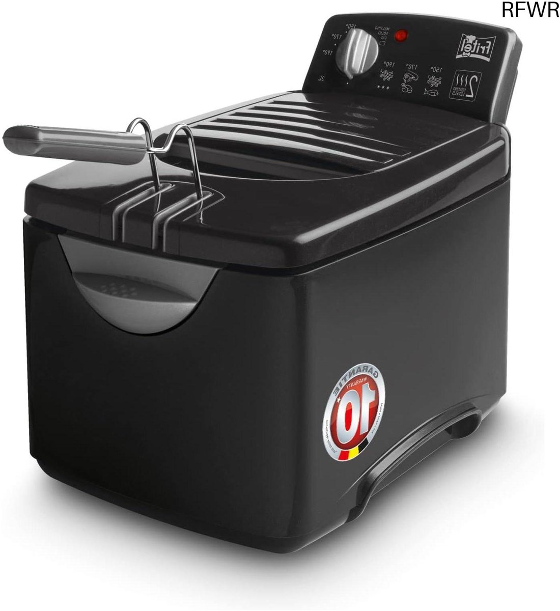 RFWR® Friteuse met Dubbel Verwarmingselement - 3 Liter - Sneller Frituren en Gezondere Frietjes