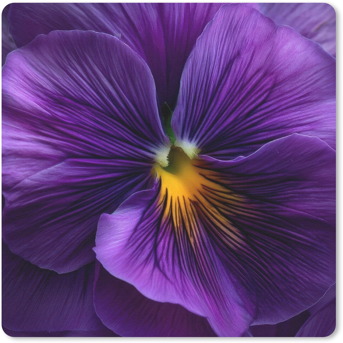 Muismat 30x30 cm - Mousepad Paars - Viool - Diepte - Muismatten