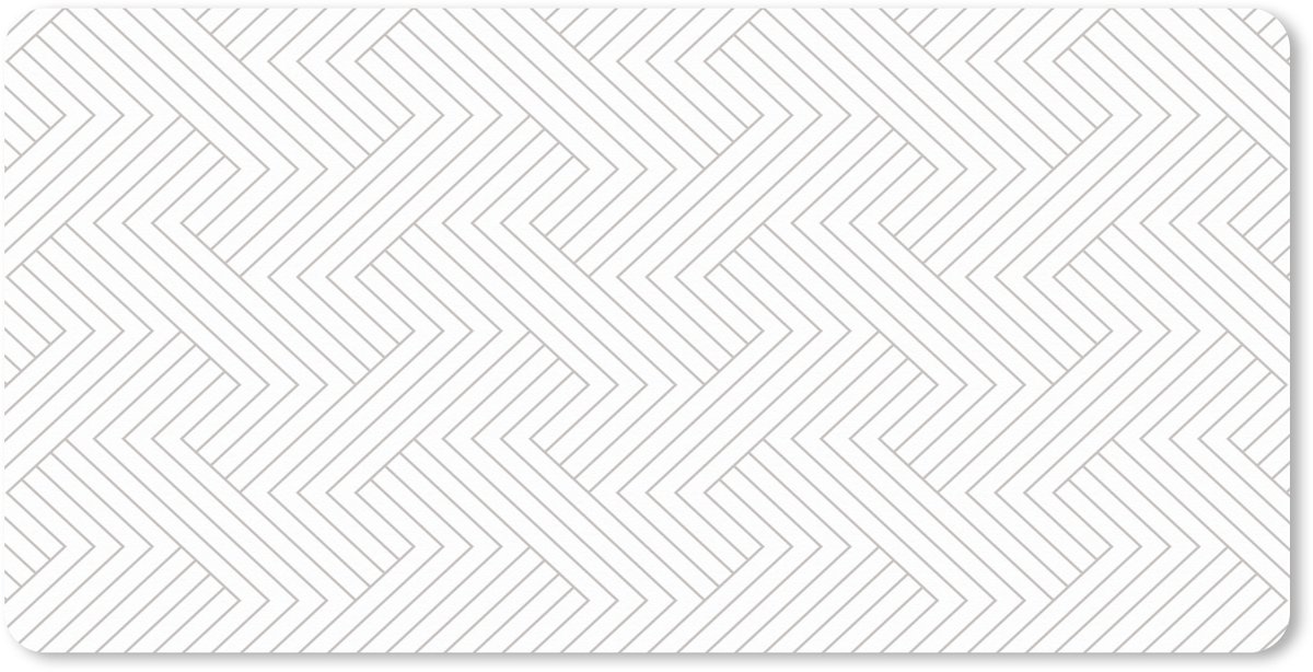 Muismat XXL 90x45 cm - Bureau onderlegger - Bureau mat Grafisch - Patroon - Modern - Bureaumat - Gaming mousepad xl - Bureaulegger groot - Computer deskmat