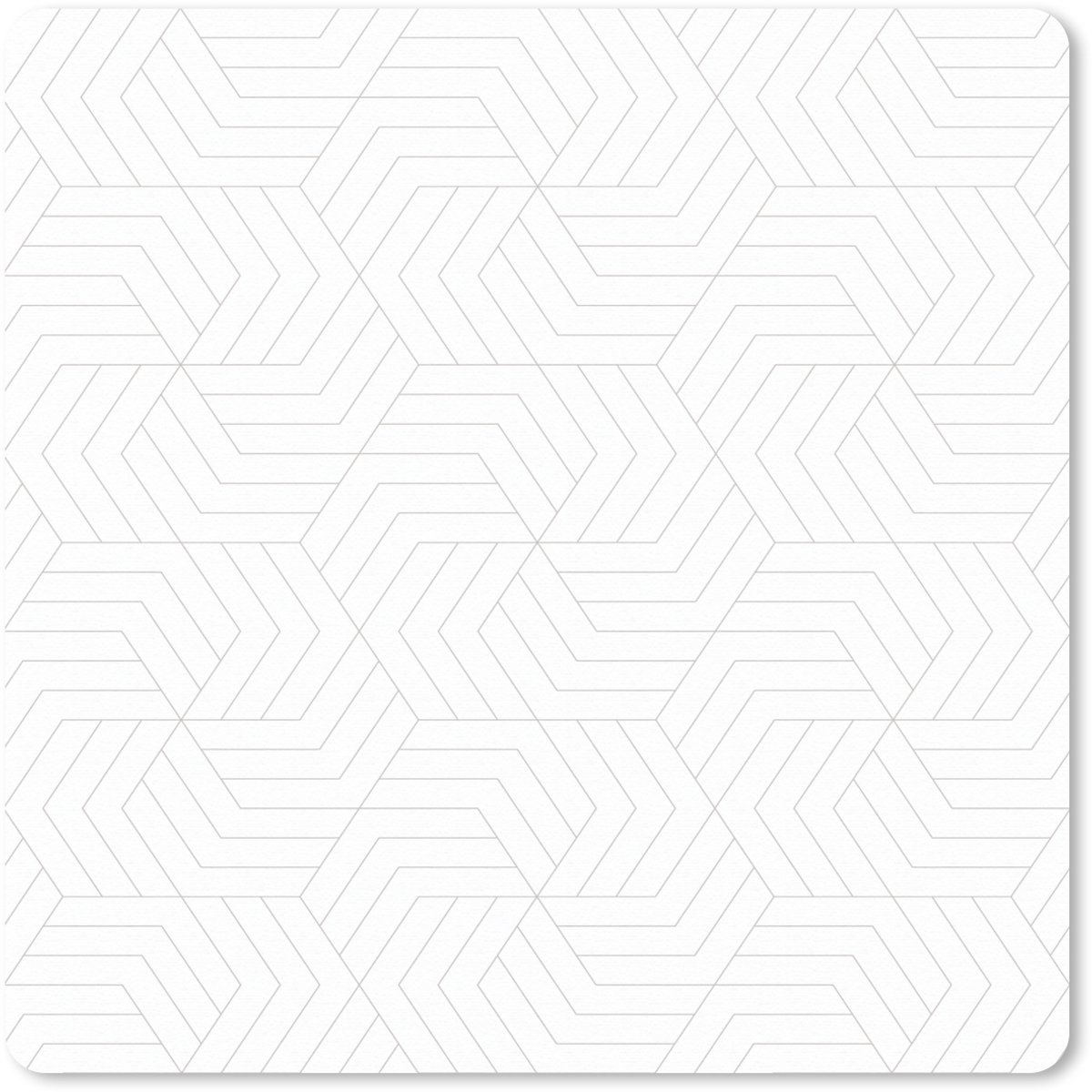 Muismat XXL 60x60 cm - Bureau onderlegger - Bureau mat Grafisch - Patroon - Modern - Bureaumat - Gaming mousepad xl - Bureaulegger groot - Computer deskmat