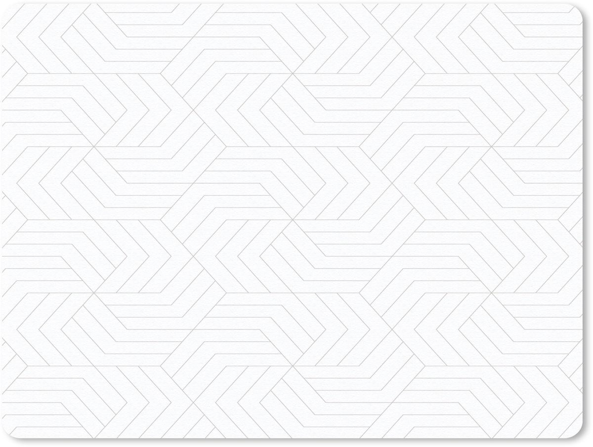 Muismat 23x19 cm - Mousepad Grafisch - Patroon - Modern - Muismatten