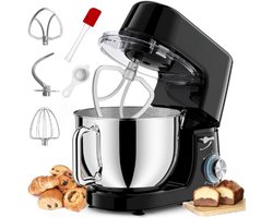 Multifunctionele Foodprocessor - Elektrische Keukenmachine Met Mengkom En Opzetstukken - Krachtige Hakmolen Mixer En Kneedmachine Voor Bakken En Koken