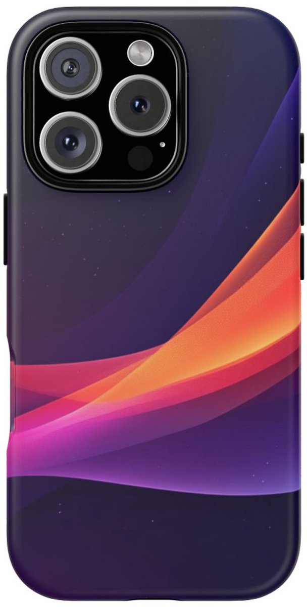 Abstracte Kleurrijke Golfpatronen – Telefoonhoesje Geschikt voor iPhone 16 Pro