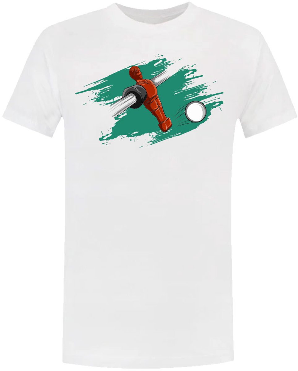 Tafelvoetbal Heren T-shirt - sport - cafe - spel - game - shirt