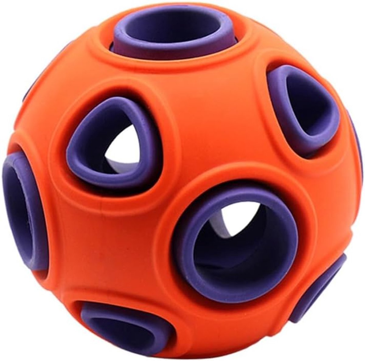 Hond Ballen Speelgoed - Rubber Bouncy Fetch Bal met Bell Geluidslicht voor Honden - Pet Puppy Activiteiten