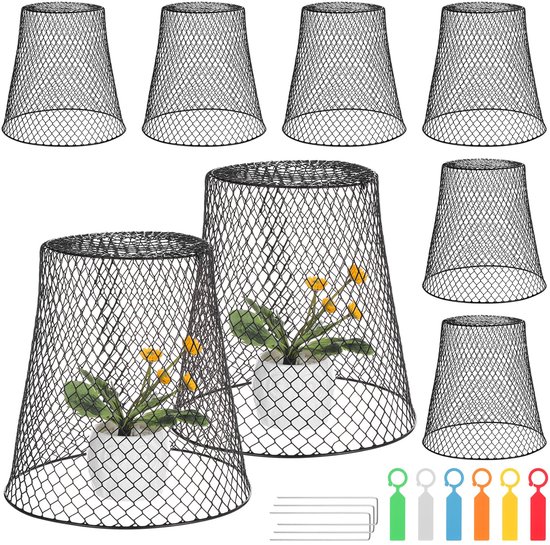 Cubierta Protectora De Malla De Alambre 31 X 51 Cm Campana Protectora Para Plantas De 12 2 X 20 Negro Para Evitar Animales P 010439292559
