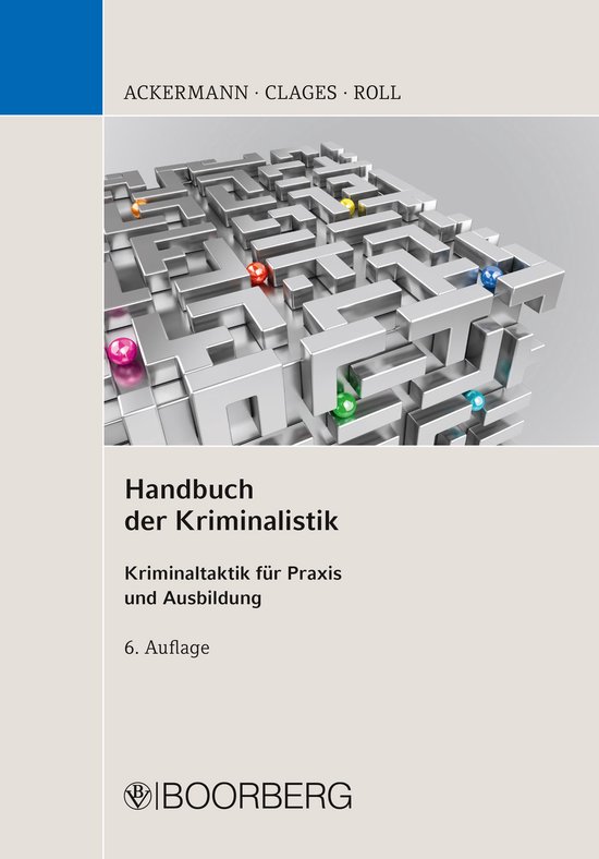 Handbuch der Kriminalistik - cover
