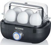 Bol.com Severin EK 3166 - Eierkoker - Electrisch - 6 eieren - matt zwart aanbieding