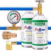 KIMISS Kit Tuyau De Réfrigérant R134A R12 R22 R502 - Flexible Manomètre Climatisation AC