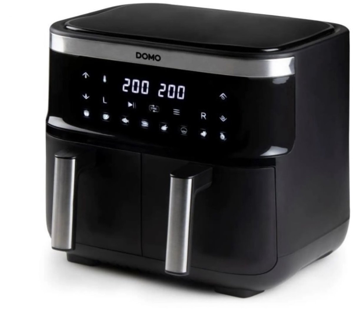 DOMO DO537FR - Deli-fryer 'double fry zone' - 2x 4 L - 2850 W