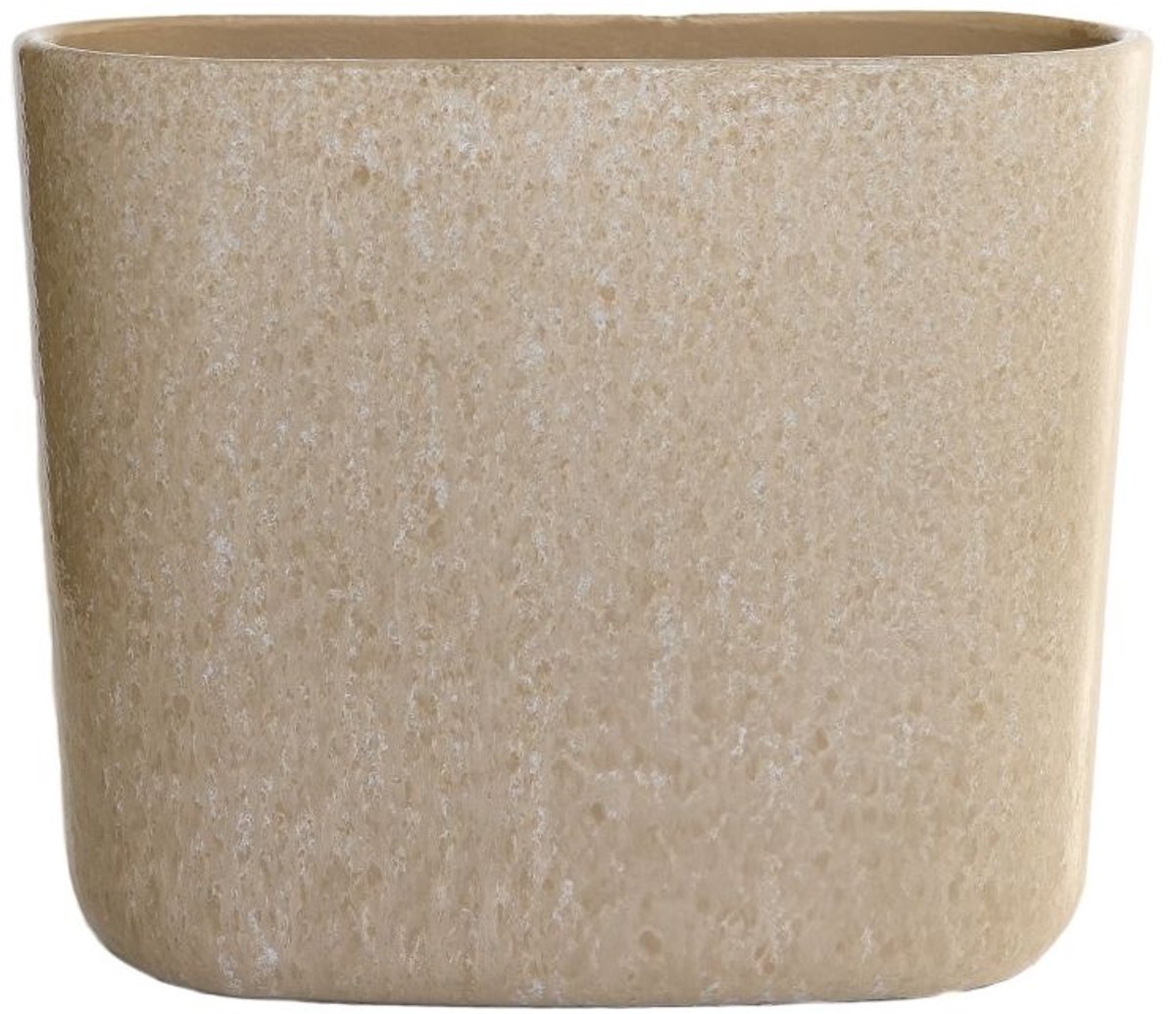 Lugo Ovaal Beige L 37 x D 14 x H 30