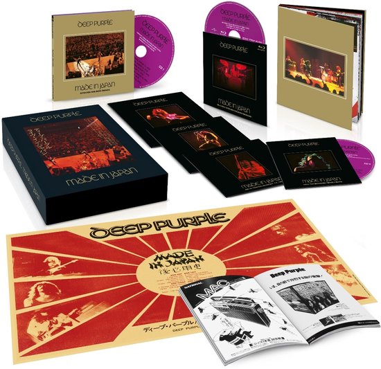 Deep Purple Made In Japan - 5 CD Blu-Ray Audio 5 Merchandise 2025