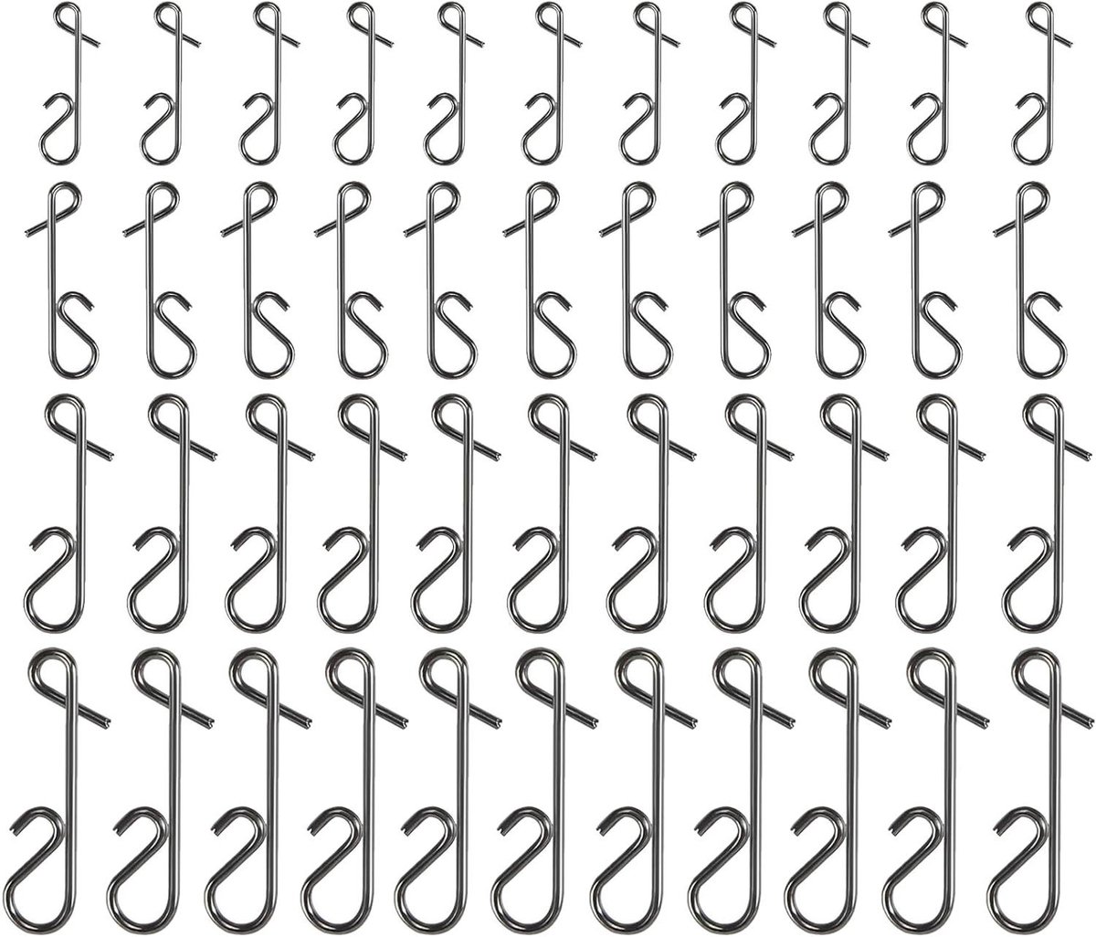 Allecto Plus - 150-delige Set Knooploze Kabelverbinder voor Vissen - Tangle-Free Accessoires - 5 Maten Connector