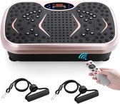 BellissiBo® Trilplaat Fitness - Vitbratieplaat - 3-in-1 - Afstandsbediening – 99 Snelheden – Trainingsbanden - Bloedsomloop