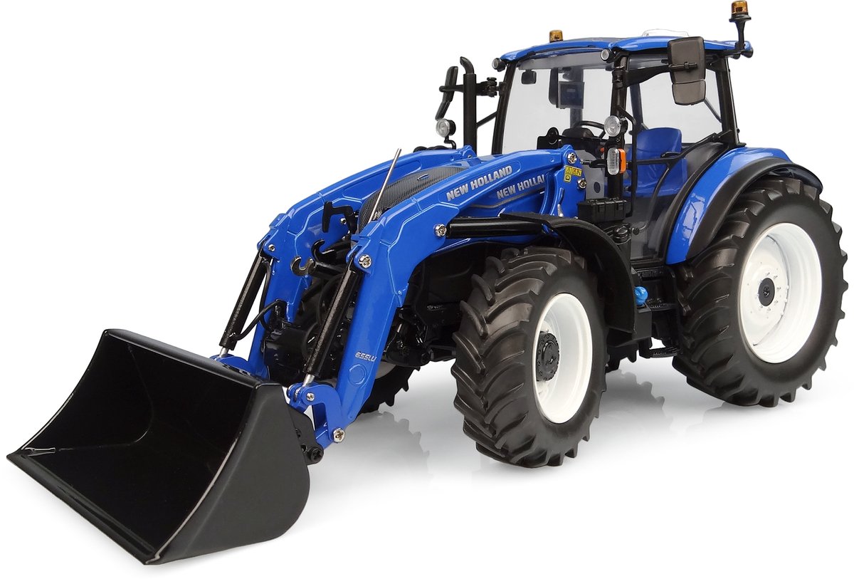 Universal Hobbies New Holland T5.120 Dual Command met Voorlader 655 LU 2025 1:32