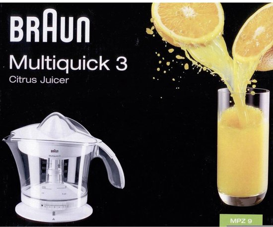 Braun CitrusQuick 1 MPZ 9 - Elektrische Citruspers - Verstelbare