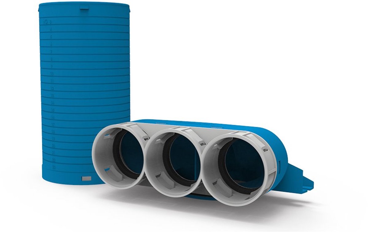 Vent-Axia Vent-Axia Uniflexplus ventielcollector 3 x Ø69mm met speciedeksel Ø125mm
