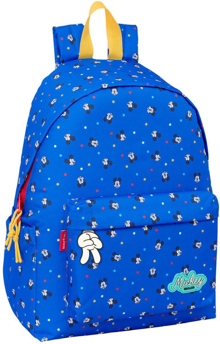 Schoolrugzak Mickey Mouse Clubhouse Good day Blauw 31 x 43 x 13 cm