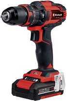 Perceuse-visseuse à percussion sans fil Einhell TE-CD 18/40 Li-i +64 Kit - Power X-Change - 18 V/ Li-ion - Avec fonction percussion - 40 Nm - 2 vitesses - Max. 24 000 percussions/min - Avec 1 batterie 0 Ah , chargeur et accessoires