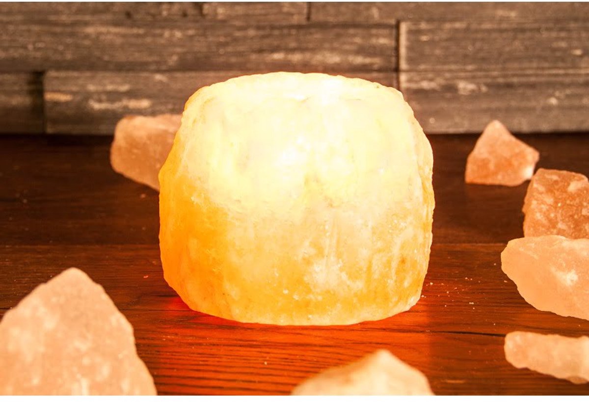 Zoutlamp theelicht