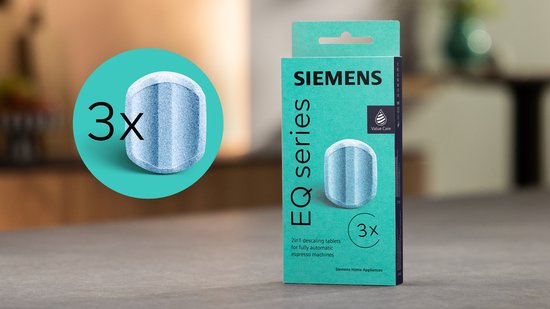Ontkalkingstabletten voor volautomatische koffiemachines - EQ Series - 2in1 - 3 x 36gr