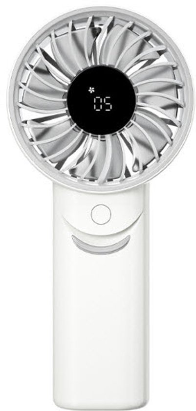 Opvouwbare oplaadbare ventilator Nitecore NEF03 Pro – 5 windsnelheden, 13 uur batterij, draagbaar, stil, USB-C opladen