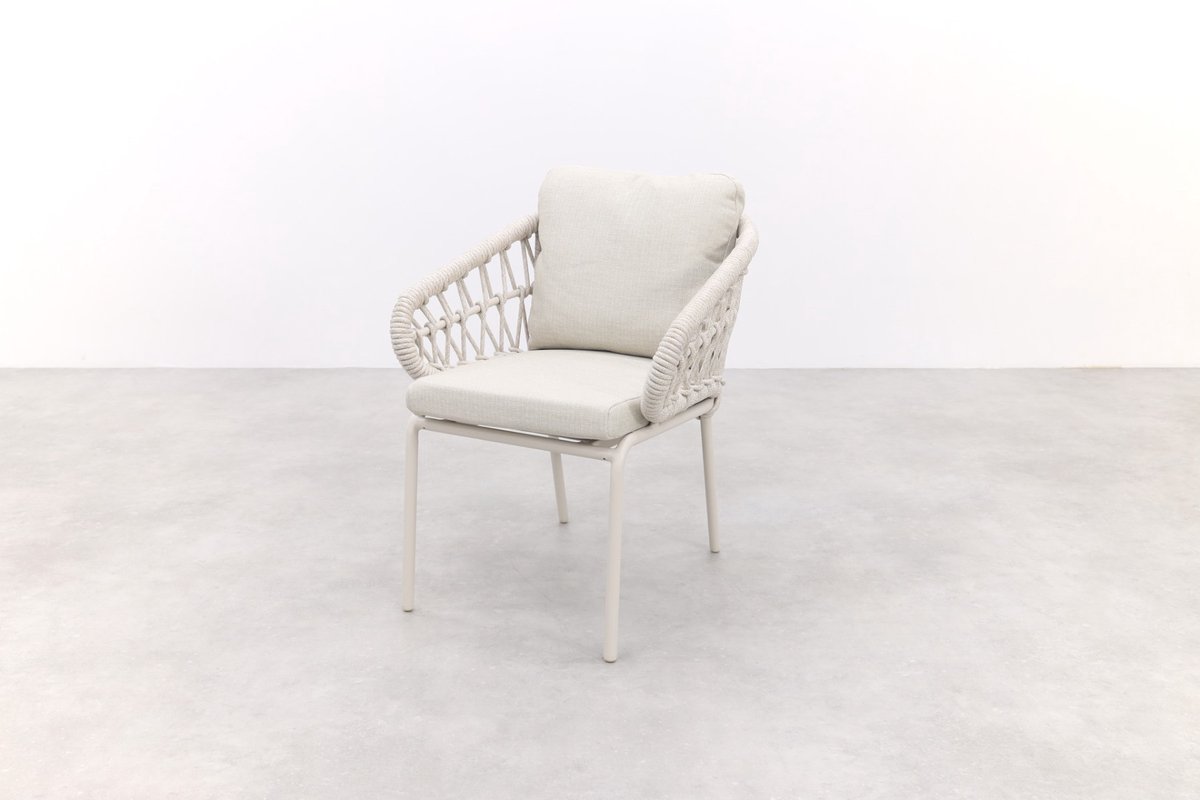 Suns Tosca chaise de jardin dining rope - Camel Sand