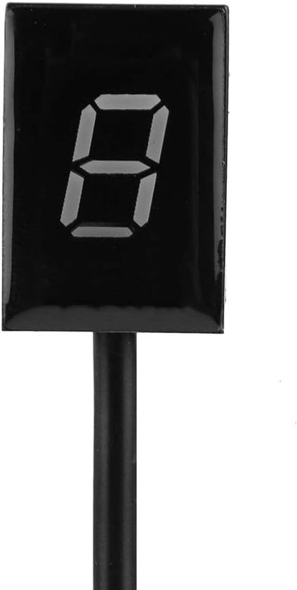 Kit Indicatore Marcia Digitale Per Moto – Display LED A 6 Velocità, Collegamento Spina ECU, Per Honda EFI, Con Fascette E Adesivi