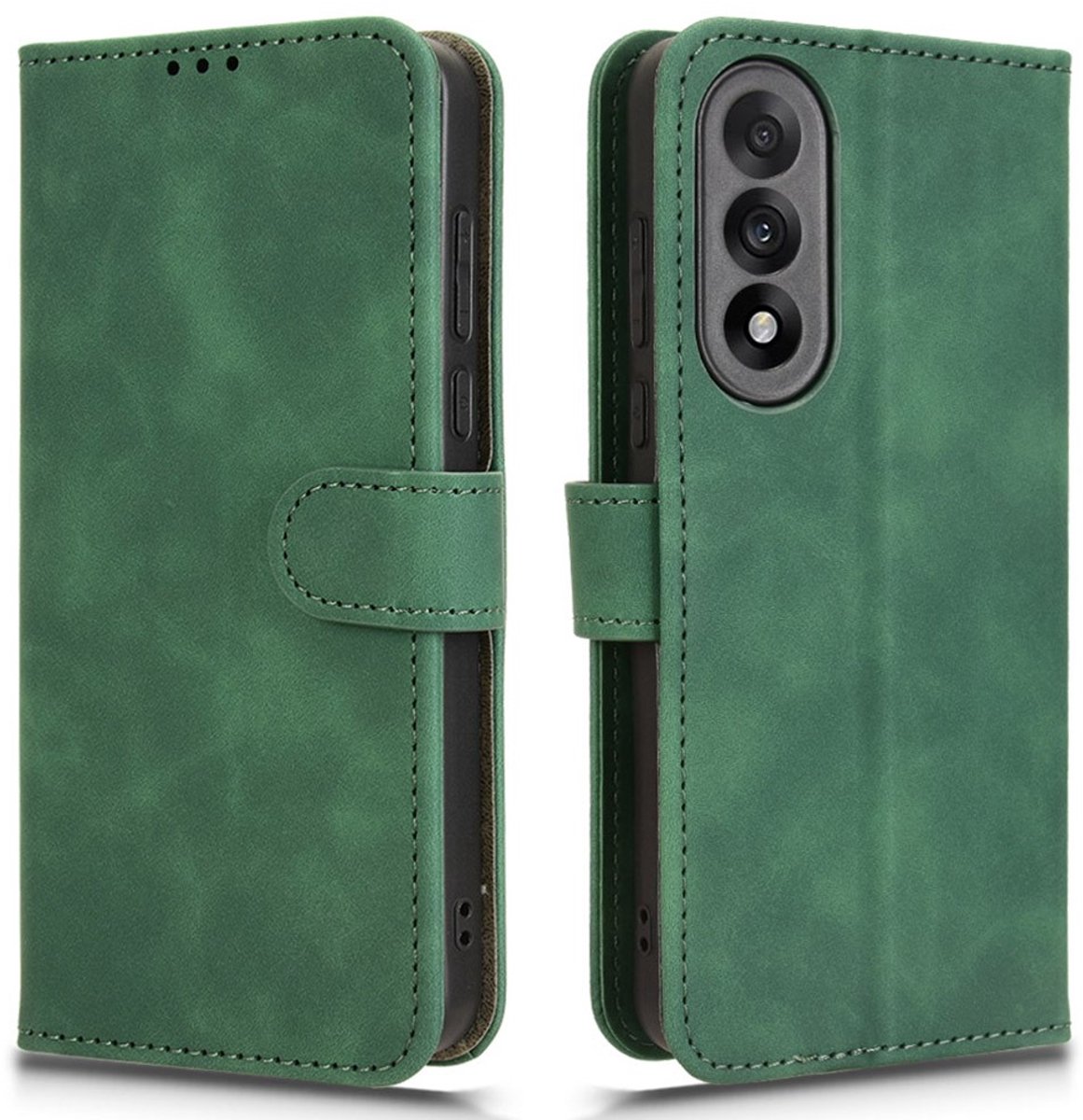 Mat groen agenda book case hoesje geschikt voor OnePlus Nord 5 5G