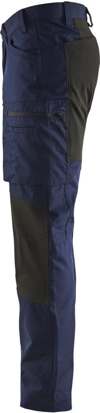 Pantalon de travail Blaklader 14591845 Pantalon de travail stretch Service Bleu marine / noir NL: 58 BE: 52