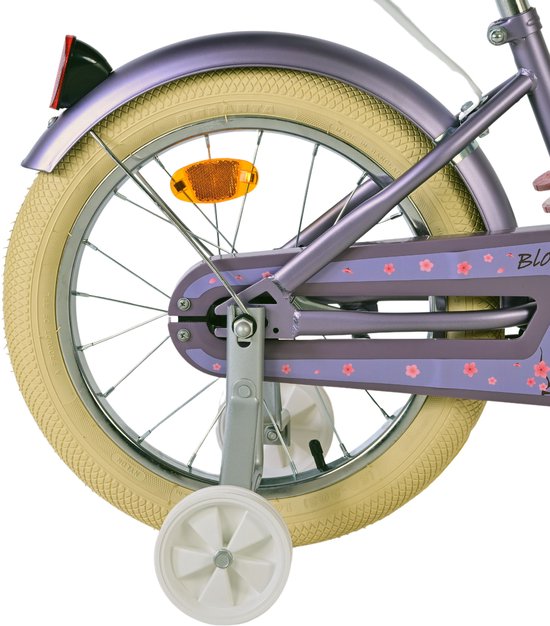 Volare Blossom Kinderfiets - Meisjes - 16 inch - Paars van Volare — afbeelding 2